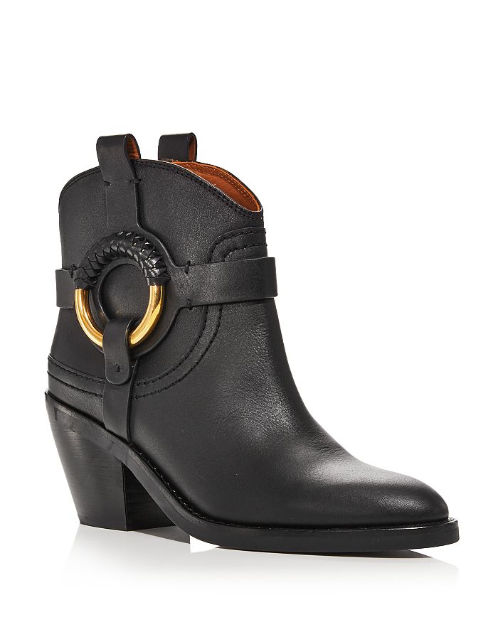 See by Chloé Women's Hanna Western Ankle Boots