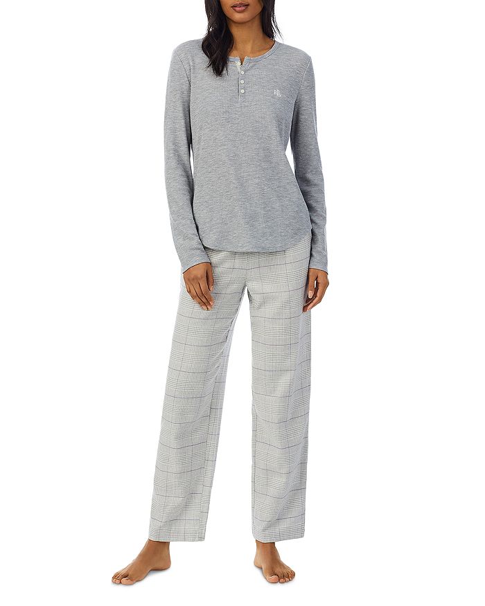 Ralph Lauren Henley Knit Pajama Set