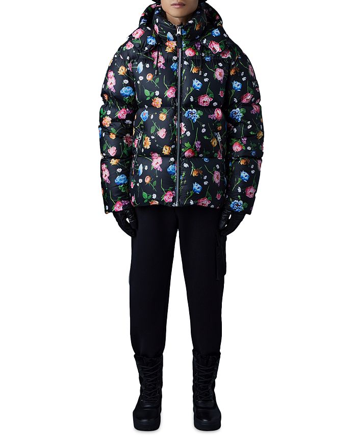 Mackage - Kent Regular Fit Recycled Floral Down Puffer