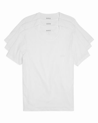 Classic Cotton Regular Fit Logo Crewneck Tees, Pack of 3