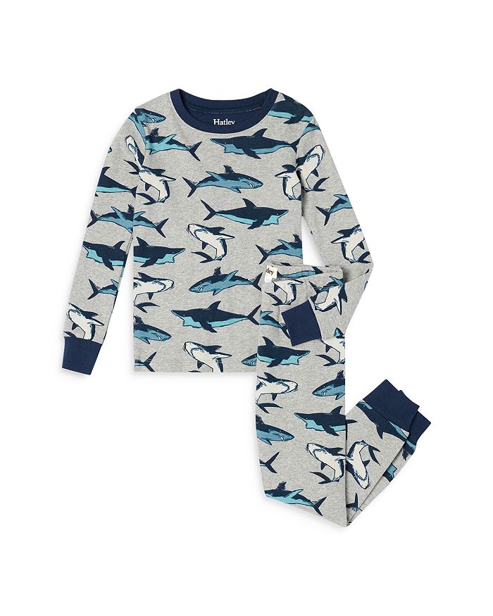 Little Kid Bloomingdales Boys Clothing Loungewear Pajamas Boys Swimming Sharks Pajama Set Big Kid 