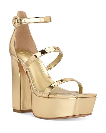 Marc Fisher Women's Frita Platform Sandal Yellow Size 9.5
