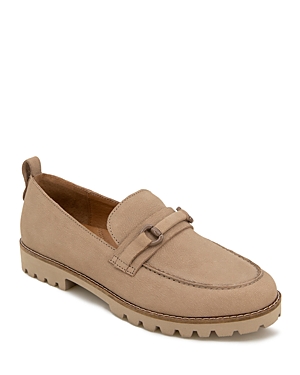 GENTLE SOULS BY KENNETH COLE GENTLE SOULS BY KENNETH COLE WOMEN'S EUGENE SLIP ON LUG SOLE LOAFER FLATS
