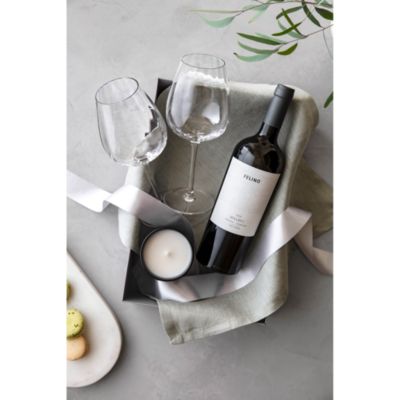 Rose Garden Red Wine Glass, Set of 4