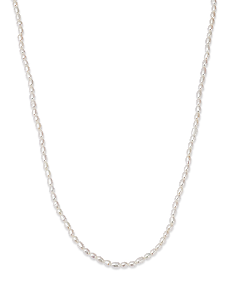 Zoe Chicco 14K Yellow Gold White Pearl Cultured Pearl Beaded Necklace, 14-16