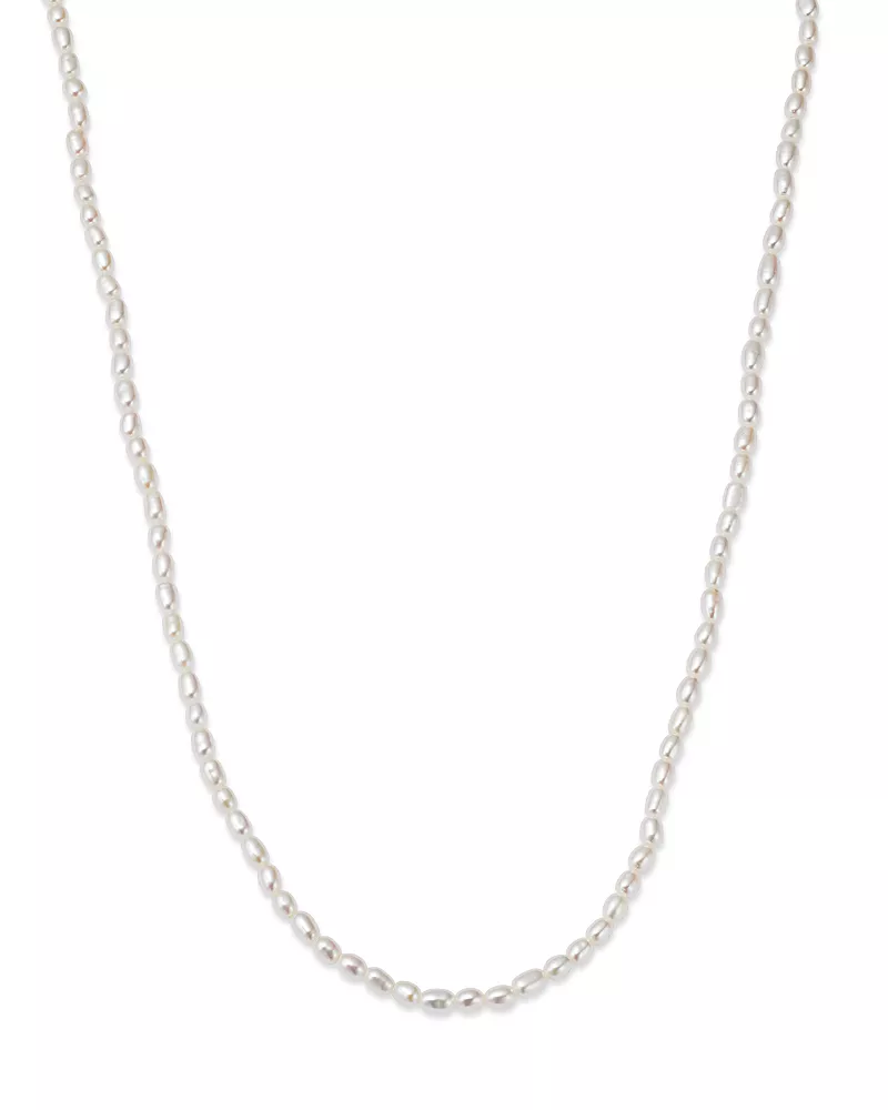 Zoe Chicco 14K Yellow Gold White Pearl Cultured Pearl Beaded Necklace, 14