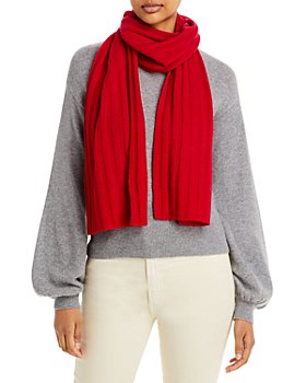C by Bloomingdale's Cashmere - Ribbed Cashmere Scarf - 100% Exclusive
