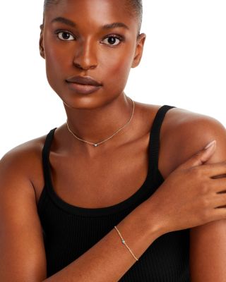 14K Yellow Gold Turquoise Pendant Necklace, 14"-16"