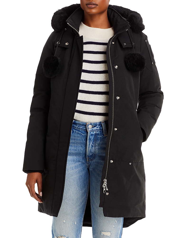 Moose Knuckles Stirling Shearling Trim Down Parka