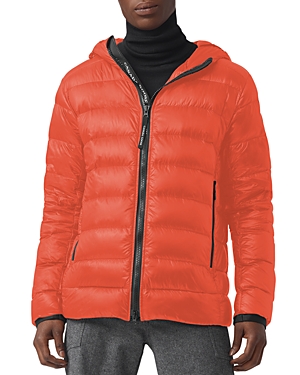 Canada Goose Crofton Packable Zip-up Padded Jacket In Signal Orange