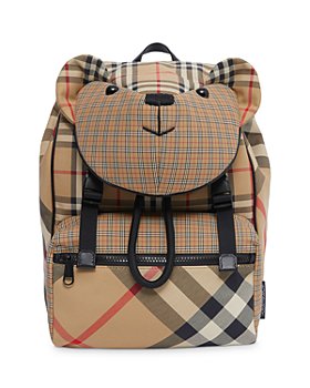 Burberry - Unisex Thomas Bear Check Cotton Backpack