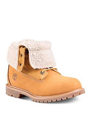 TIMBERLAND WOMEN'S AUTHENTICS TEDDY FLEECE WATERPROOF BOOTS