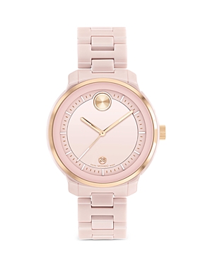 Shop Movado Bold Verso Watch, 38.5mm In Pink