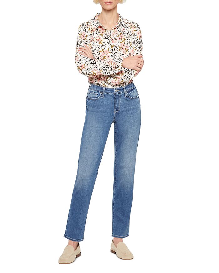 NYDJ Relaxed High Rise Straight Jeans in Lovesick | Bloomingdale's