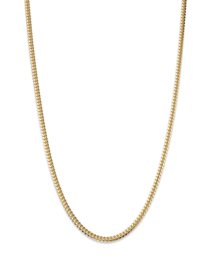 Photos - Pendant / Choker Necklace Bloomingdale's Men's Miami Cuban Link Chain Necklace in 14K Yellow Gold, 2