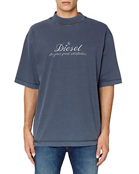 Diesel - T-Ula Cotton Embroidered Logo Tee