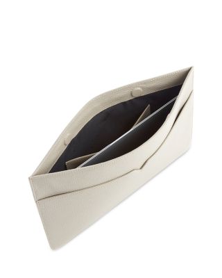 Pebble Grain Leather 13" Laptop Sleeve