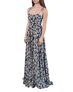 Fame and Partners The Lylah Floral Print Maxi Dress