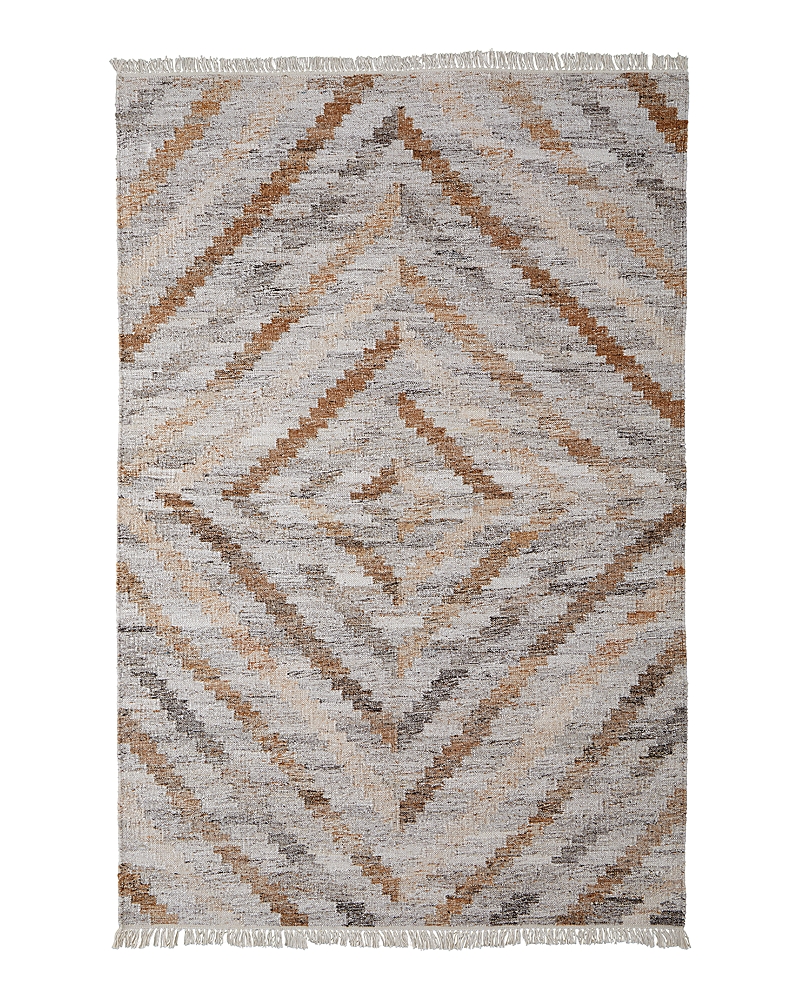 Shop Feizy Beckett 8900724f Area Rug, 2' X 3' In Tan Gray