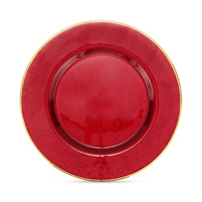 Metallic Glass Service Plate Charger