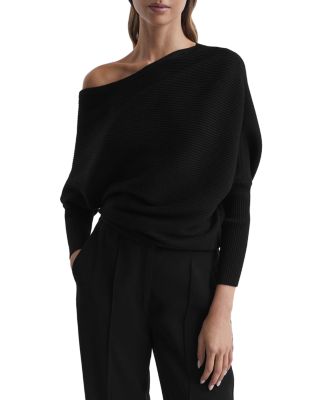 Lorna Rib Knit Drape Top