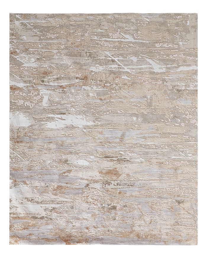 Shop Feizy Laina 39g5f Area Rug, 2' X 3' In Beige Gray