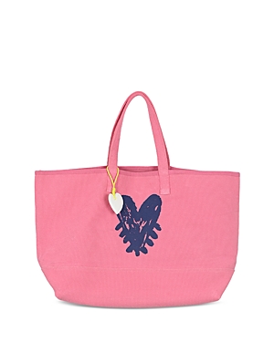 Kerri Rosenthal Small Tote In Rhubarb Heart