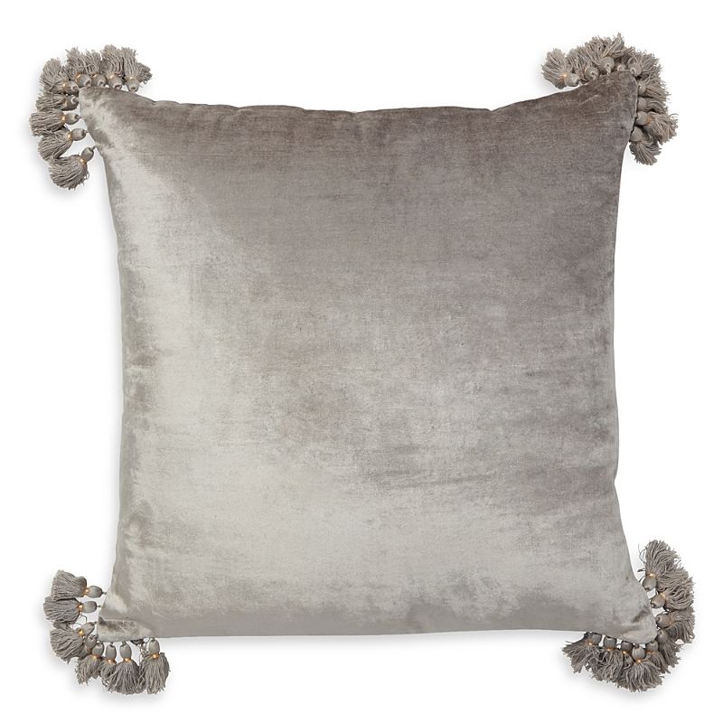 Roselli Trading Raj Velvet Decorative Pillow, 20 X 20 In Blue
