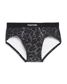 Tom Ford - Ink Reflected Leopard Print Briefs 