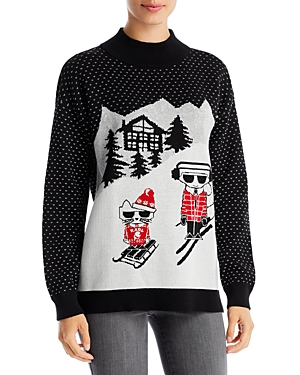 Karl Lagerfeld Paris Ski Graphic Sweater