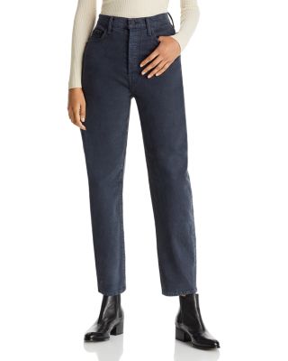 MOTHER - The Curbside High Rise Ankle Tapered Jeans in Faded