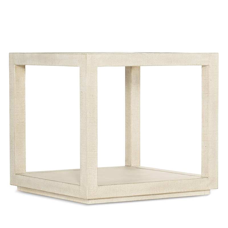 Hooker Furniture Cascade Collection Square End Table In Chalk