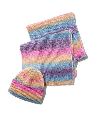 AQUA Space Dyed Knit Beanie - 100% Exclusive | Bloomingdale display picture 3