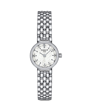 Shop Tissot Lovely Round, 19.5mm In White/silver