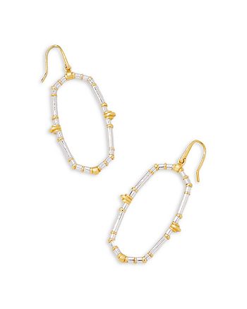 Kendra Scott Essie Mixed Color Open Frame Drop Earrings in 14K Gold