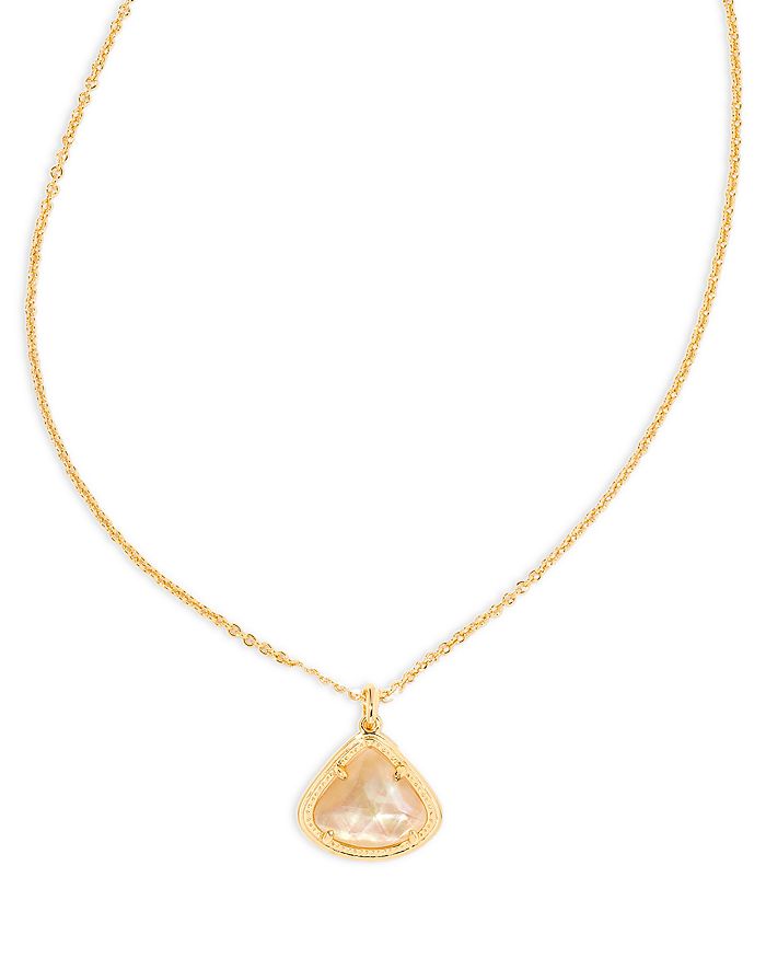 Kendra Scott Kendall Triangle Stone Adjustable Pendant Necklace in