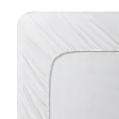 Solid Blue Sateen Sheet Set, King