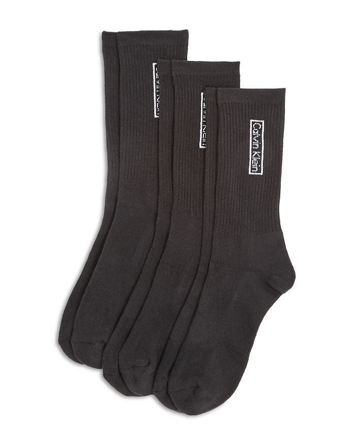 Calvin Klein Reimagined Heritage Cushioned Crew Socks, Pack of 3 ...