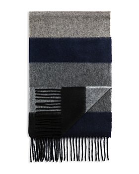 The Men's Store at Bloomingdale's - Color Blocked Stripe Oversized Cashmere Scarf - 100% Exclusive