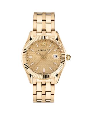 Versace Greca Time Yellow Gold Bracelet Watch