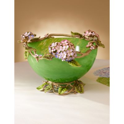 Sophie Hydrangea Glass Bowl