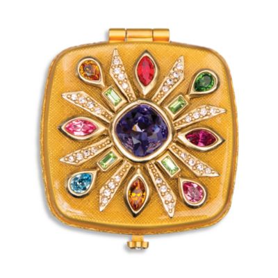 Schuyler Maltese Bejeweled Compact