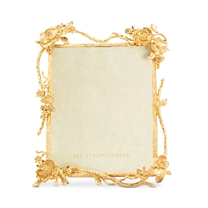 Shop Jay Strongwater Dacia Floral Branch Frame, 8 X 10 In Gold