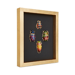 Jay Strongwater Beetle Wall Art In Multi