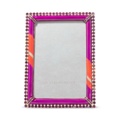Jay Strongwater Lorraine Stone Edge 4 x 6 Frame