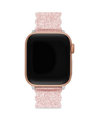 kate spade new york - Pink Glitter Jelly Strap for Apple Watch&reg;, 38/40/41mm