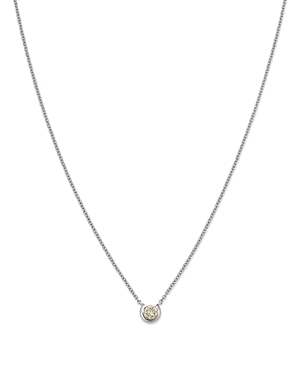 Bloomingdale's Diamond Solitaire Necklace In 14k White Gold, 0.15 Ct. T.w. - 100% Exclusive