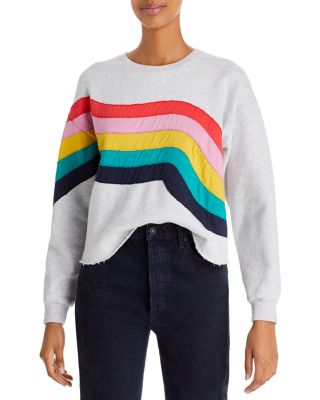 Sundry calibrated rainbow star sweater