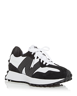 New Balance Women's 327 Low Top Sneakers In White/black