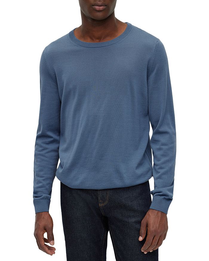 BOSS Leno-P Slim Fit Wool Crewneck Sweater | Bloomingdale's